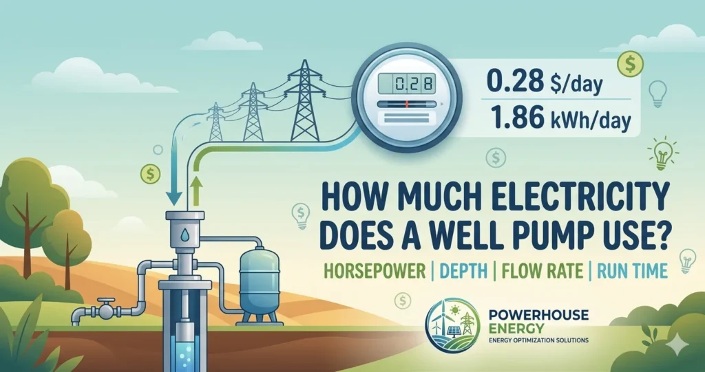 How Much Electricity Does a Well Pump Use?